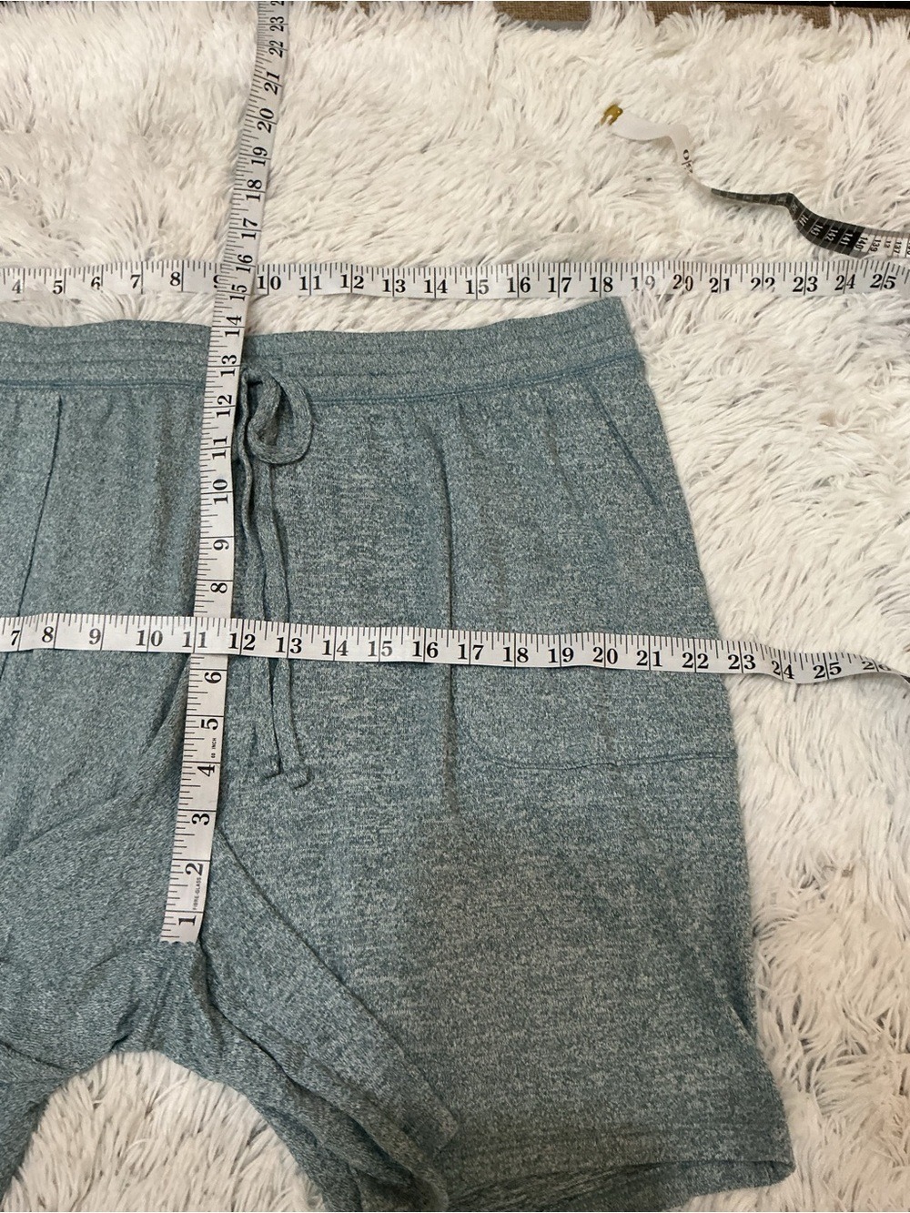 Sonoma Goods for Life Everyday Pajama Shorts 1X Blue Heather Lounge Sleepwear - Picture 7 of 11